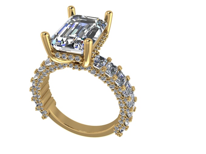 do 3d jewelry cad models for 3d print and animation it