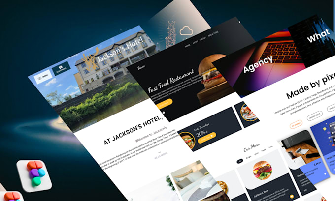 do web UI UX, mobile UI UX, deshboard and app ui UX design in  figma