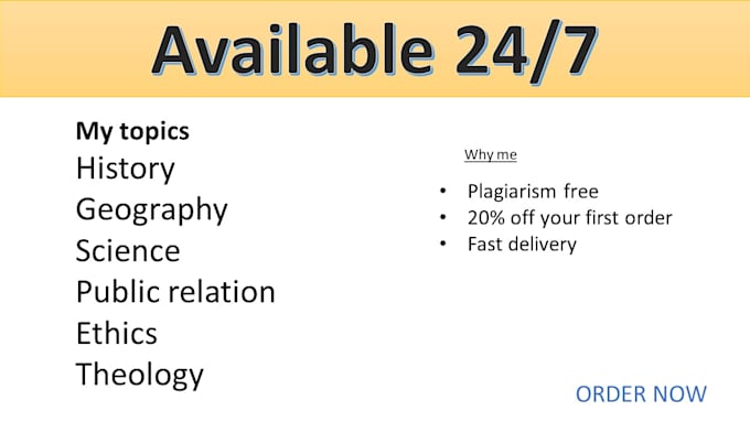 do history, public relation, and ethics