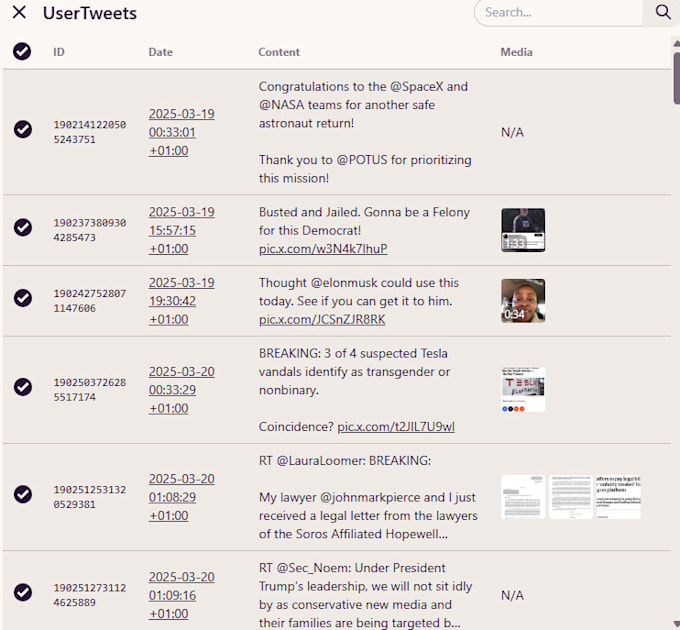 extract and archive public x twitter data tweets and media