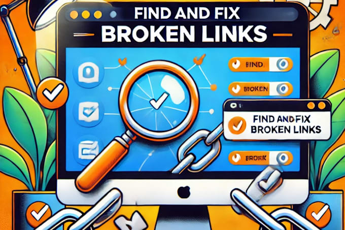 check and fix broken links, 404 errors on your website