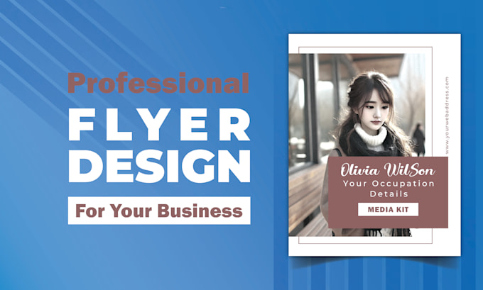 do design a clean and simple printable flyer any structure