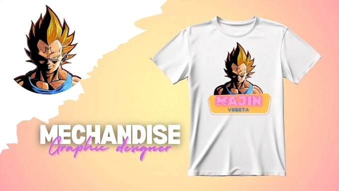 create cool illustration for merchandise