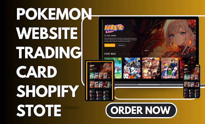 Design pokémon website trading card tcg pokemon shopify store labubu  website by Gracedesigndev