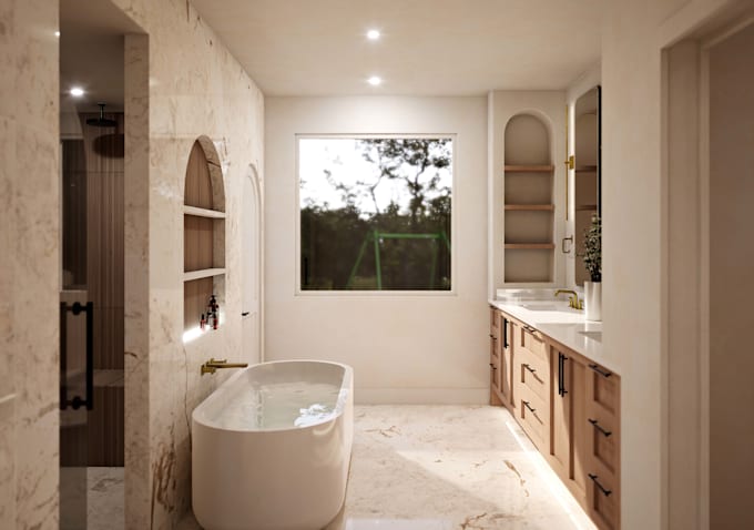 create realistic interior 3d renderings