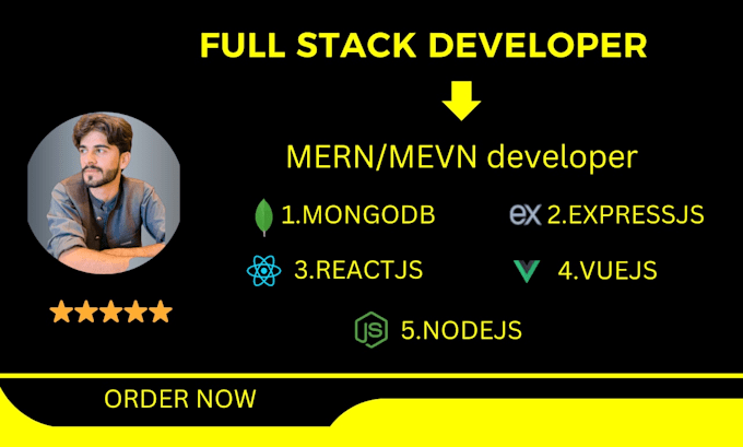 be mern full stack web developer reactjs,vuejs,nodejs