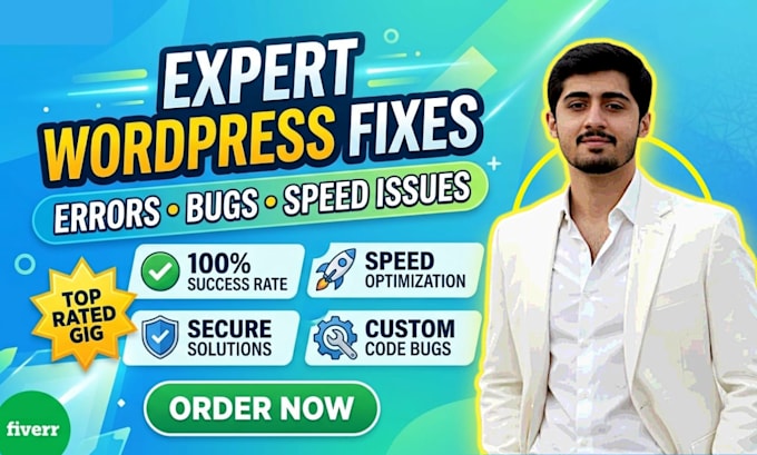 fix wordpress issues, errors, bugs, and website problems