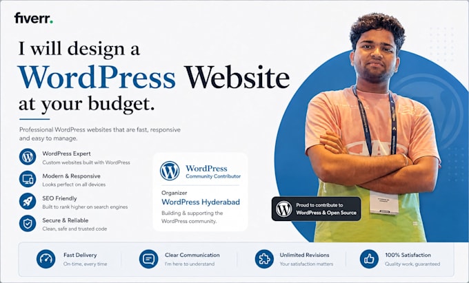 design a professional wordpress websites at affordable cost