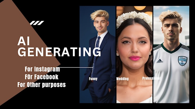create an ai avathar for instagram , ai designs