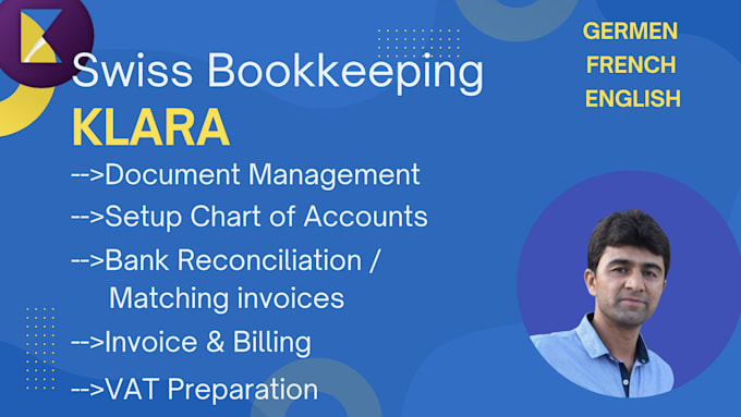handle klara bookkeeping needs for swiss clients
