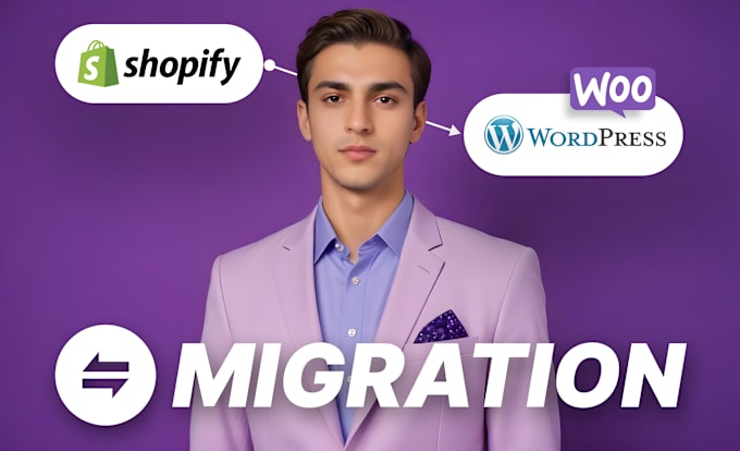 migrate, transfer your shopify store to a dynamic wordpress woocommerce website