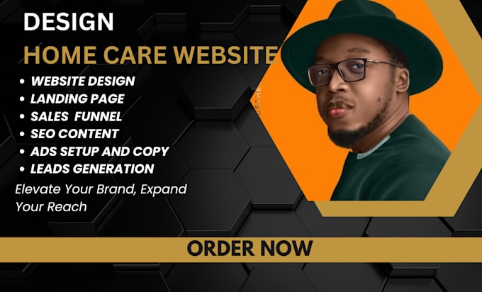 build home care website or assisted living website to get clients