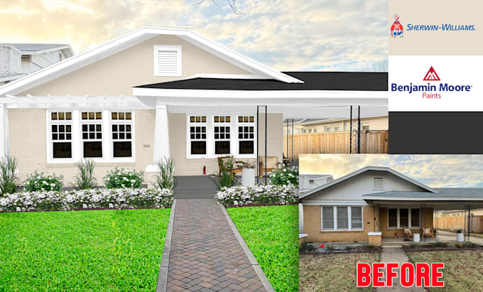 Professional house color change and home exterior modernisation by Jb ...