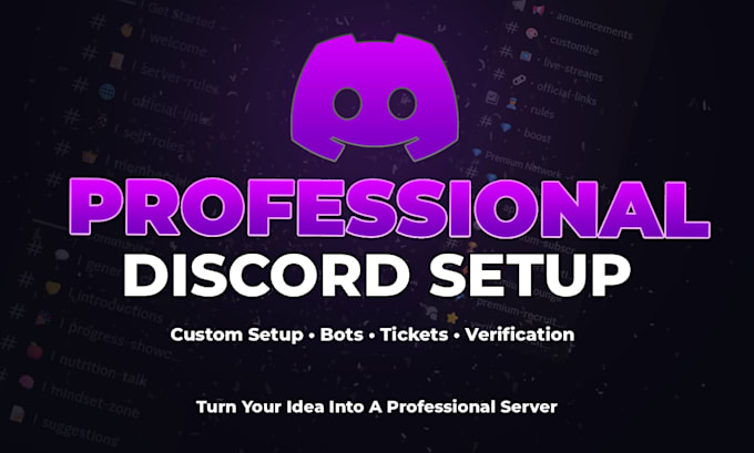 setup and design your custom discord server