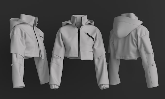 make 3d garments for 3d fashion brand in clo3d
