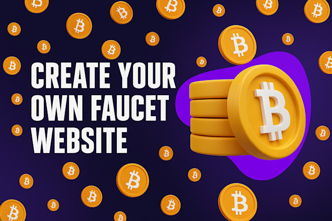 create a crypto faucet website