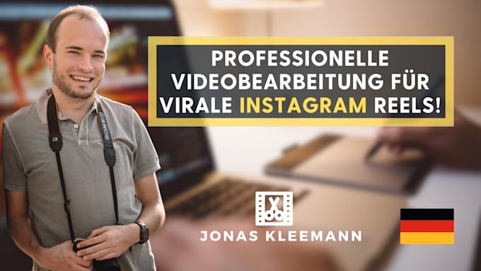 do professional instagram video editing for reels and stories german