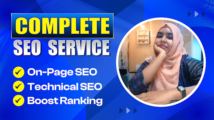 do onpage SEO and technical optimization for your website