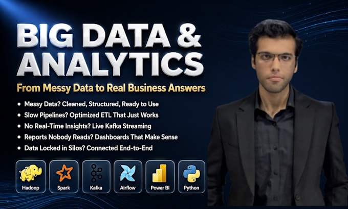 do your etl solutions, big data tasks of hadoop, kafka,spark