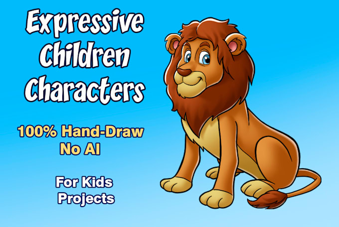 create expressive children character designs