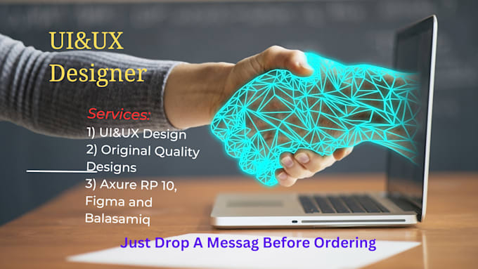 design prototypes and mockups using axure rp 10 and figma