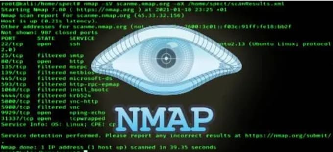 do nmap scanning and footprinting