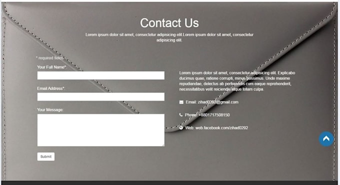 create a working contact form within 6 hours