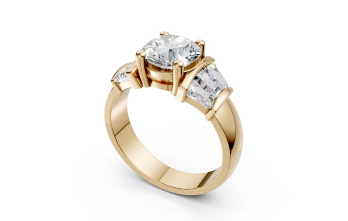 photorealistic 3d jewelry rendering and video 360