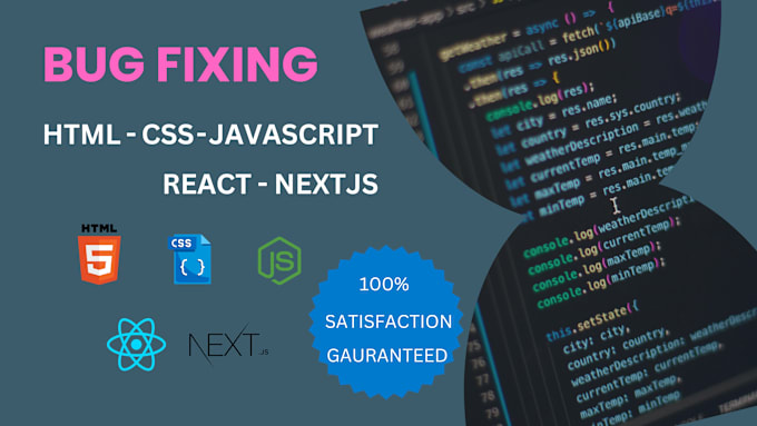 Fix bugs in react, nextjs typescript, javascript, css app by Ubah_david ...