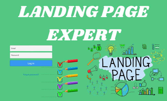 setup create landing pages mailerlite integration forms email template form page