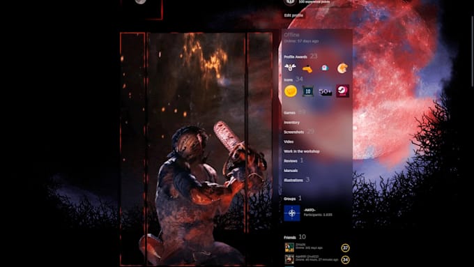 provide a ready made animated steam backgrounds your profile