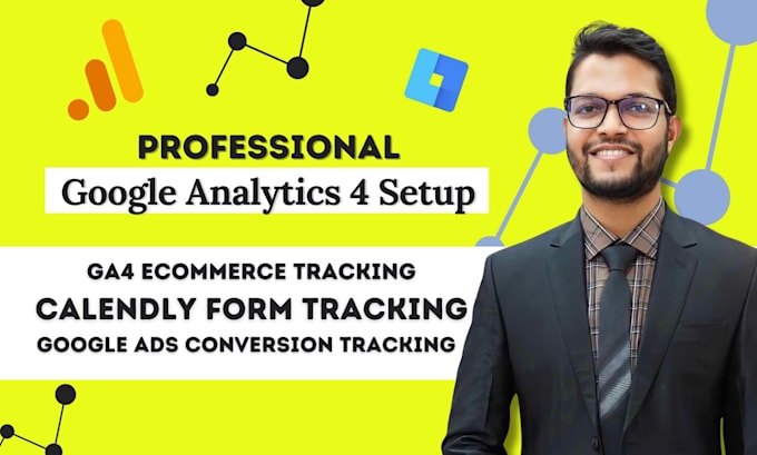 Setup google analytics 4 ga4 ecommerce tracking form and ad