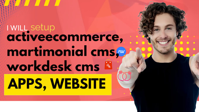 setup active ecommerce, matrimonial cms, workdesk cms webs