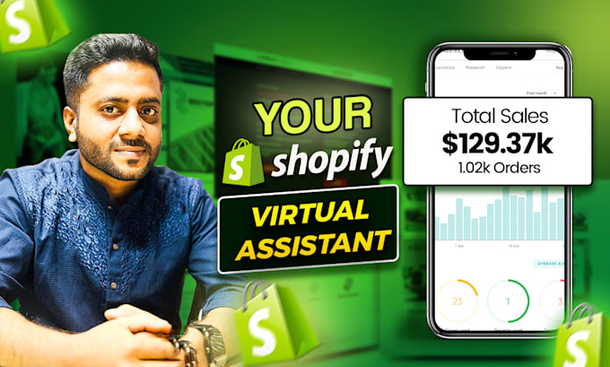 be your shopify virtual assistant or your store manager