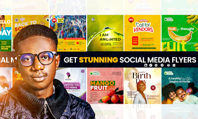 create church flyer, online, ig, zoom social media flyer