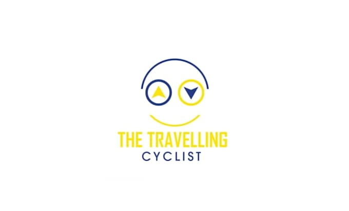 design smart cycle travel monogram logo