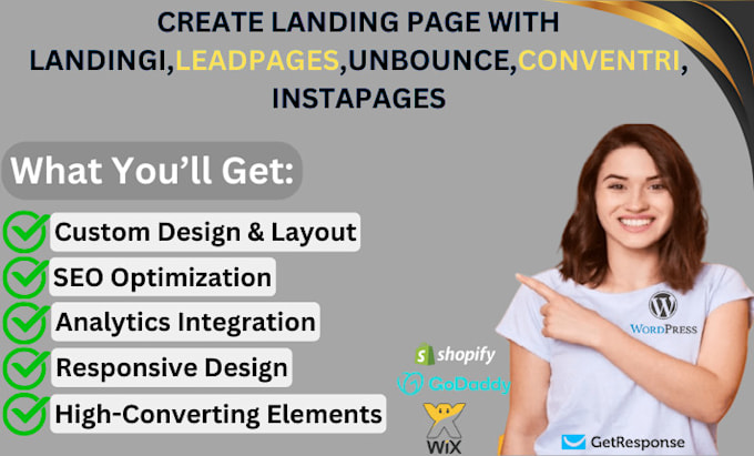 create landing page with landingi,leadpages,unbounce,conventri,instapages