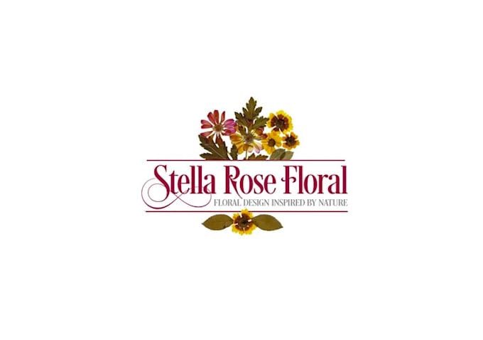 design artwork minimalist floral logo