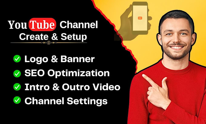 create and setup you tube channel