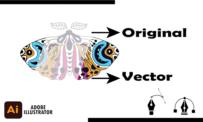accurately vector tracing, logo or image to vector