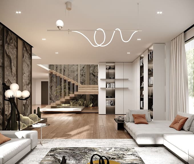 Do 3d architectural interior design and stunning renders by ...