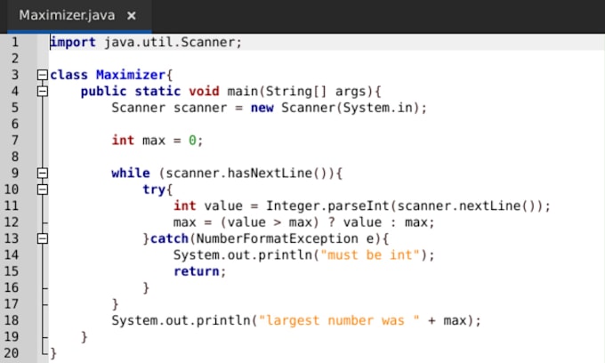 Create a program or application in java by Fruits_punch | Fiverr