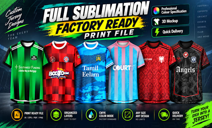 do customize soccer football jersey design