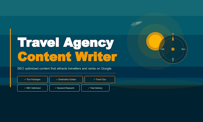 write SEO optimized website content for your travel agency