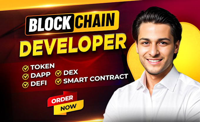 blockchain smart contract developer for token, web3 dapp, defi, dex, crypto bot