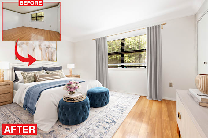 do virtual staging for real estate apartment and condos