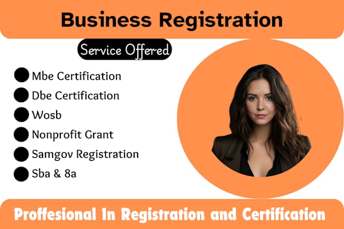 Do mbe certification sba wosb wbe dbe 8a mwbe and samgov 501c3 by