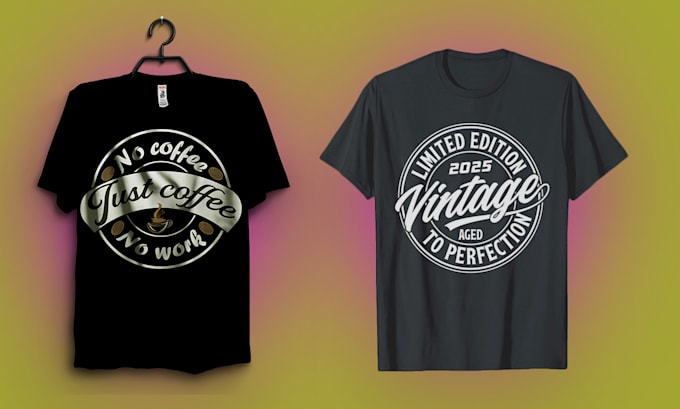 vintage badge t shirt design