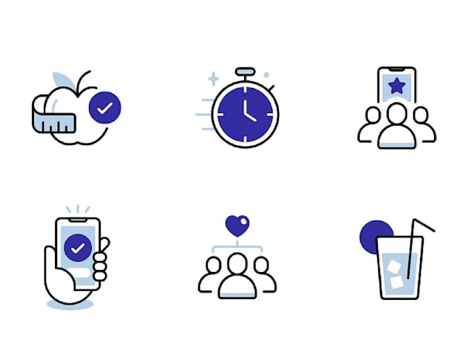 design creative icons for you
