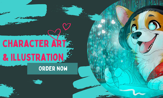 craft your character art, illustrations for digital printing